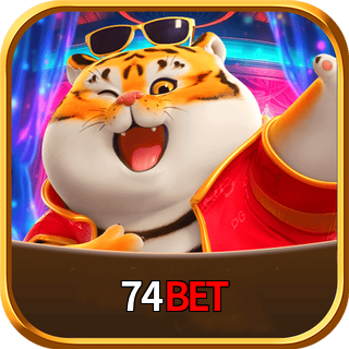 Imagem promocional da 74BET mostrando a plataforma e suas vantagens